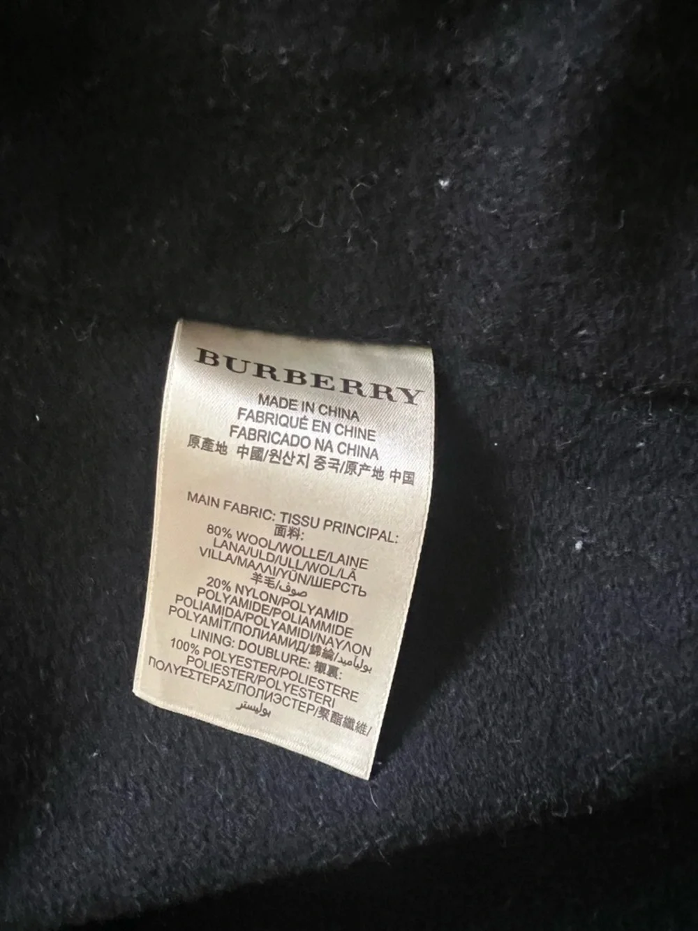 Burberry Brit Black Trench Coat with Signature Check Lining - Picture 6 of 9
